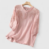 Susan — Elegant Button-Front Blouse