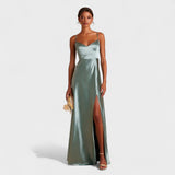 Diana — Long Satin Dress