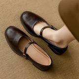 Isabelle — Classic Comfort Mary Janes Made Of Leather