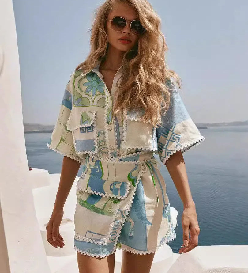 Denise — Chic Patchwork Set