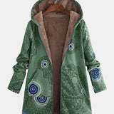 Lisa — Sherpa Jacket with Tribal Pattern