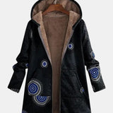 Lisa — Sherpa Jacket with Tribal Pattern