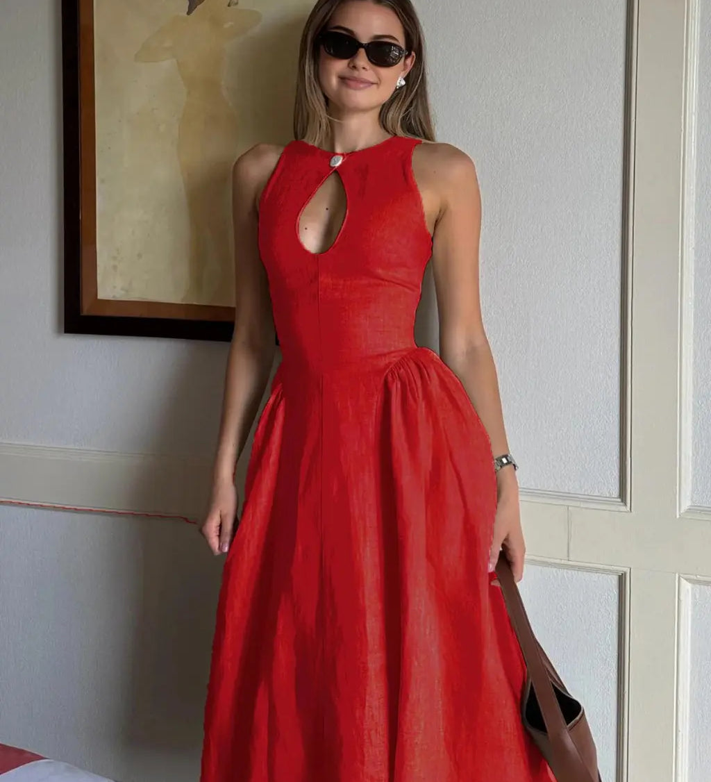 Saoirse — Elegant Midi Dress