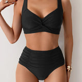 Noreen — High-Waisted Summer Swimsuit