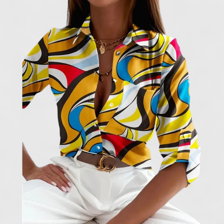 Noreen — Elegant Long Sleeve Blouse