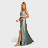 Diana — Long Satin Dress