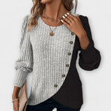 Úna — Elegant Knitted Blouse