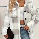Amy — Elegant Striped Fleece Jacket