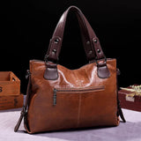 Holly — Women Refined Soft Leather Tote Bag