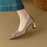 Paula — Glitter Pumps