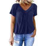Cynthia — Casual Women's V-Neck Top