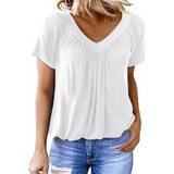 Cynthia — Casual Women's V-Neck Top