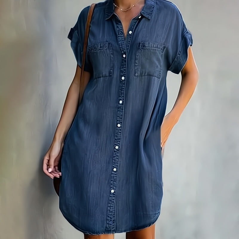 Susan — Button-Up Shirt Dress