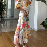 Órlaith — Floral Midi Dress