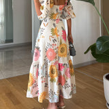Órlaith — Floral Midi Dress