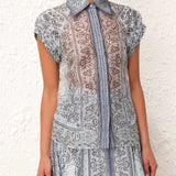 Rebecca — Printed Two-Piece Boho Set