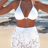 Caoimhe — Elegant Lace Bikini Set