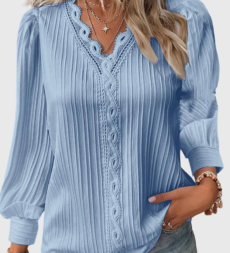 Caitlin — Elegant Pullover Blouse