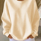 Líadan — Timeless Waffle-Knit Jumper