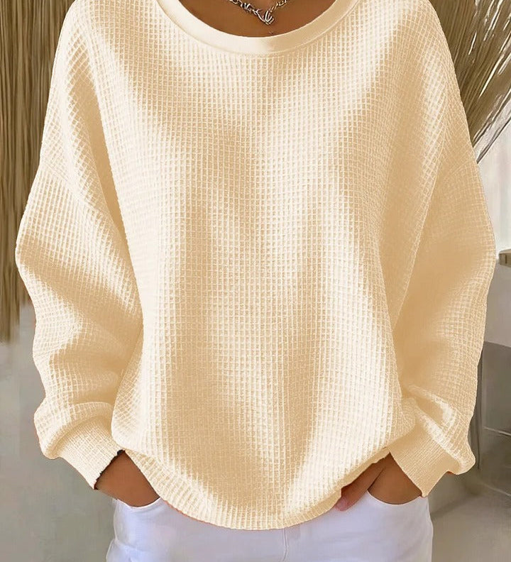 Líadan — Timeless Waffle-Knit Jumper
