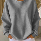 Líadan — Timeless Waffle-Knit Jumper