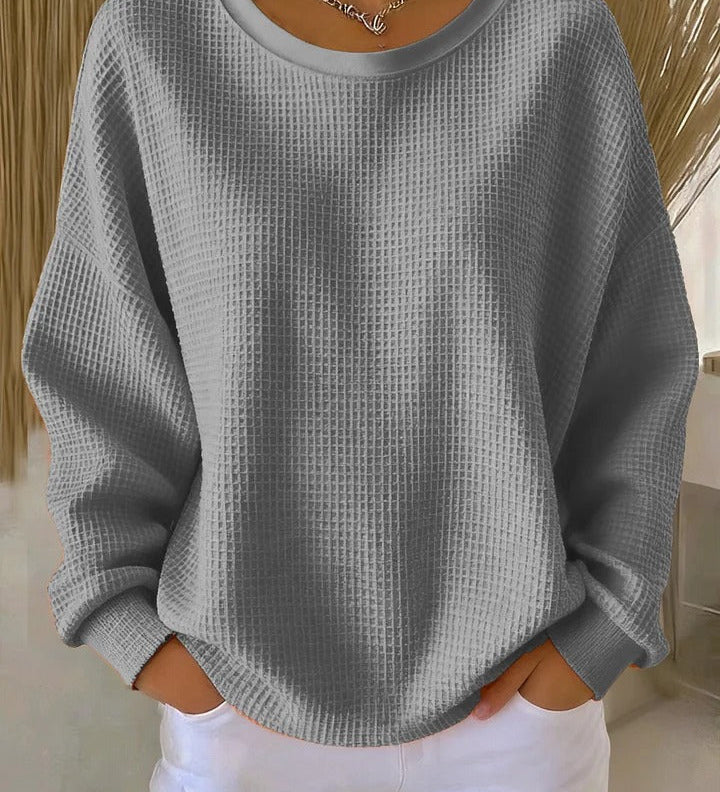 Líadan — Timeless Waffle-Knit Jumper