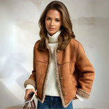 Deirdre — Buttoned Sheepskin Jacket