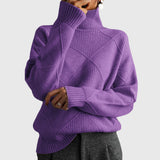Oonagh — Geometric Turtleneck Jumper
