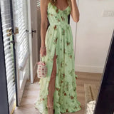 Kathleen — Floral Pattern Midi Dress