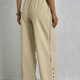 Bernadette — Relaxed Trousers with Buttons
