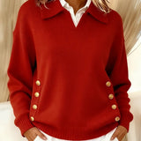 Ailbhe — V-Neck Collared Jumper