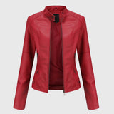 Megan — Elegant Women's Leather Jacket
