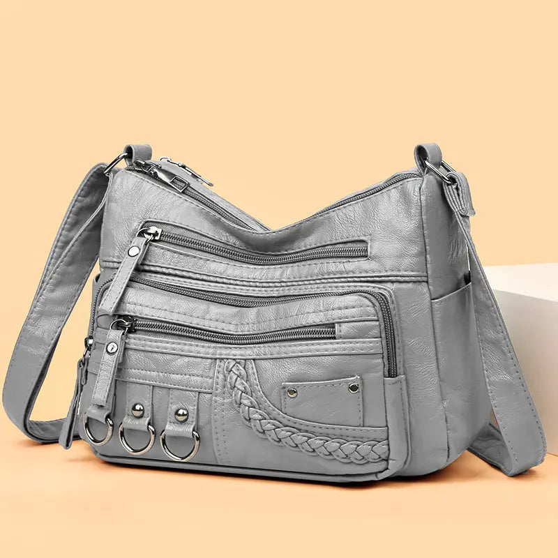 Elaine — Timeless Multi-Layer Crossbody Bag