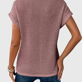 Pauline — Elegant Blouse with Crew Neck