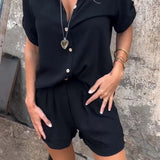Amy — Airy Buttoned Set