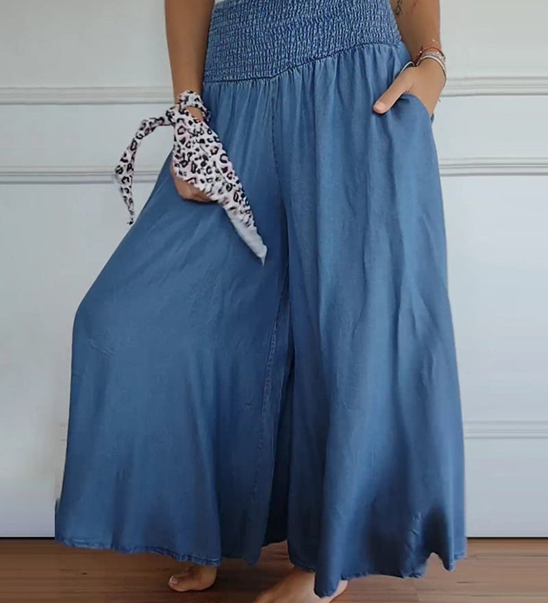 Aoife — Trousers with Elastic Waistband