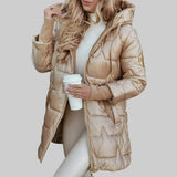Muireann — Elegant Autumn Coat with Hood