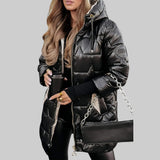 Muireann — Elegant Autumn Coat with Hood