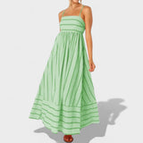 Patricia — Long Striped Dress
