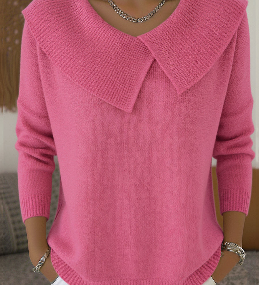 Aoibheann — Jumper with Plush Collar