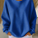 Líadan — Timeless Waffle-Knit Jumper