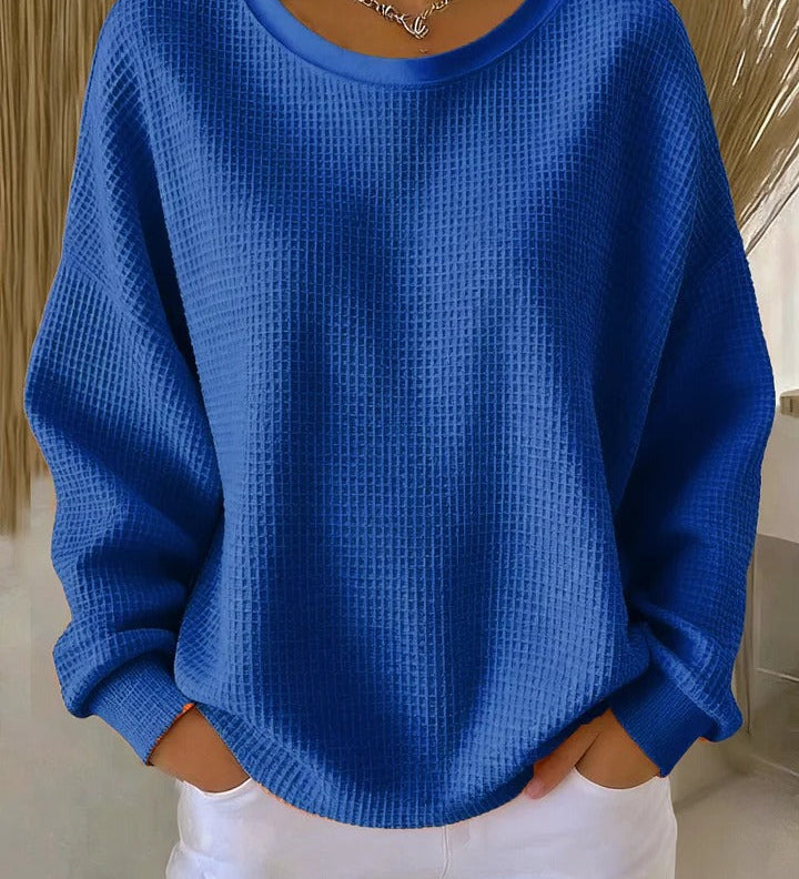 Líadan — Timeless Waffle-Knit Jumper