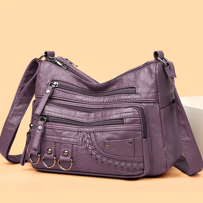 Elaine — Timeless Multi-Layer Crossbody Bag