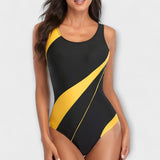 Shauna — Sporty One-Piece Swimsuit with Back Cut-Out