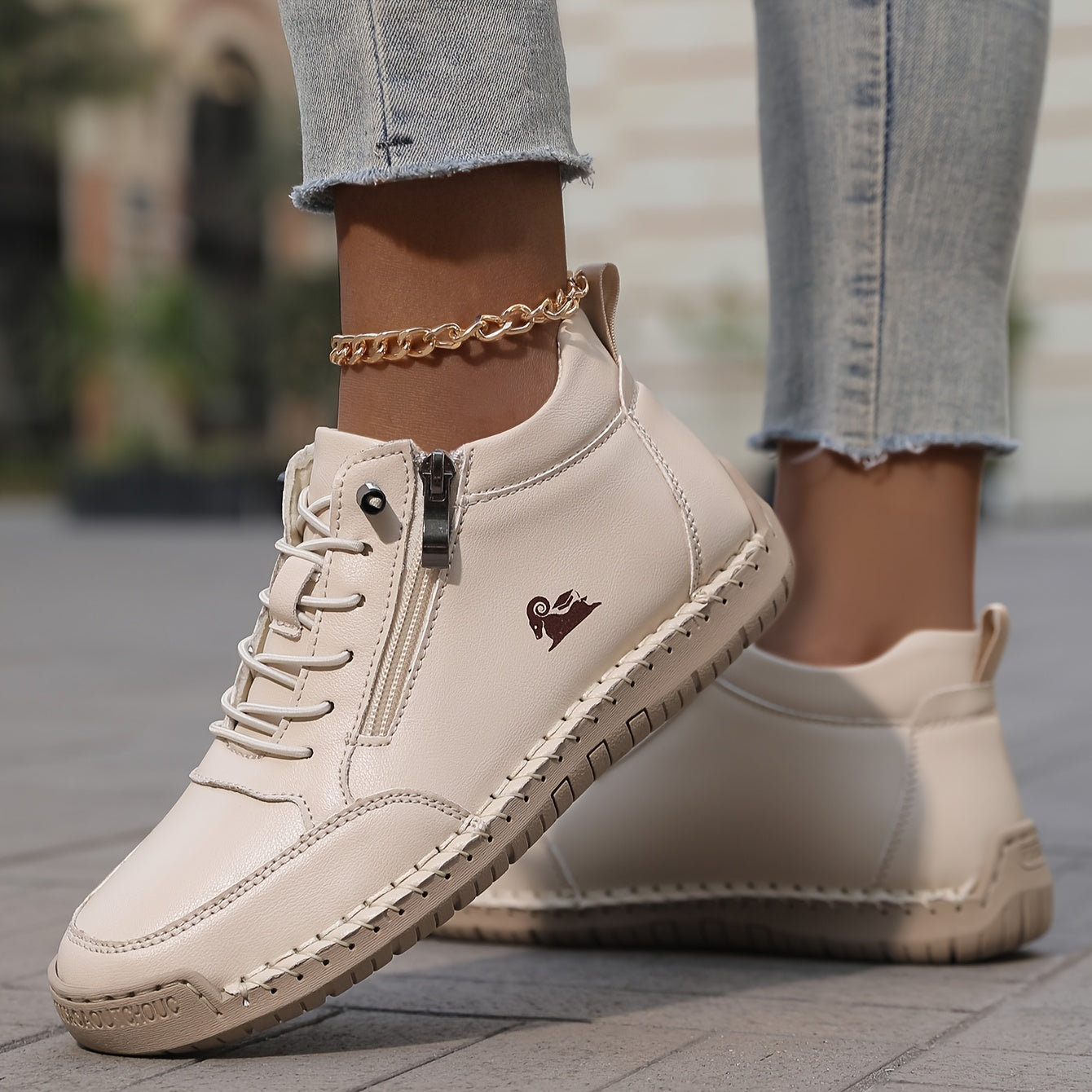Nicola — Zip-Up Orthopedic Shoes
