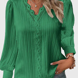 Caitlin — Elegant Pullover Blouse