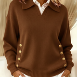 Ailbhe — V-Neck Collared Jumper