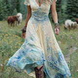 Órlaith — Short Maxi Floral Dress