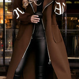 Geraldine — Elegant Hooded Coatigan