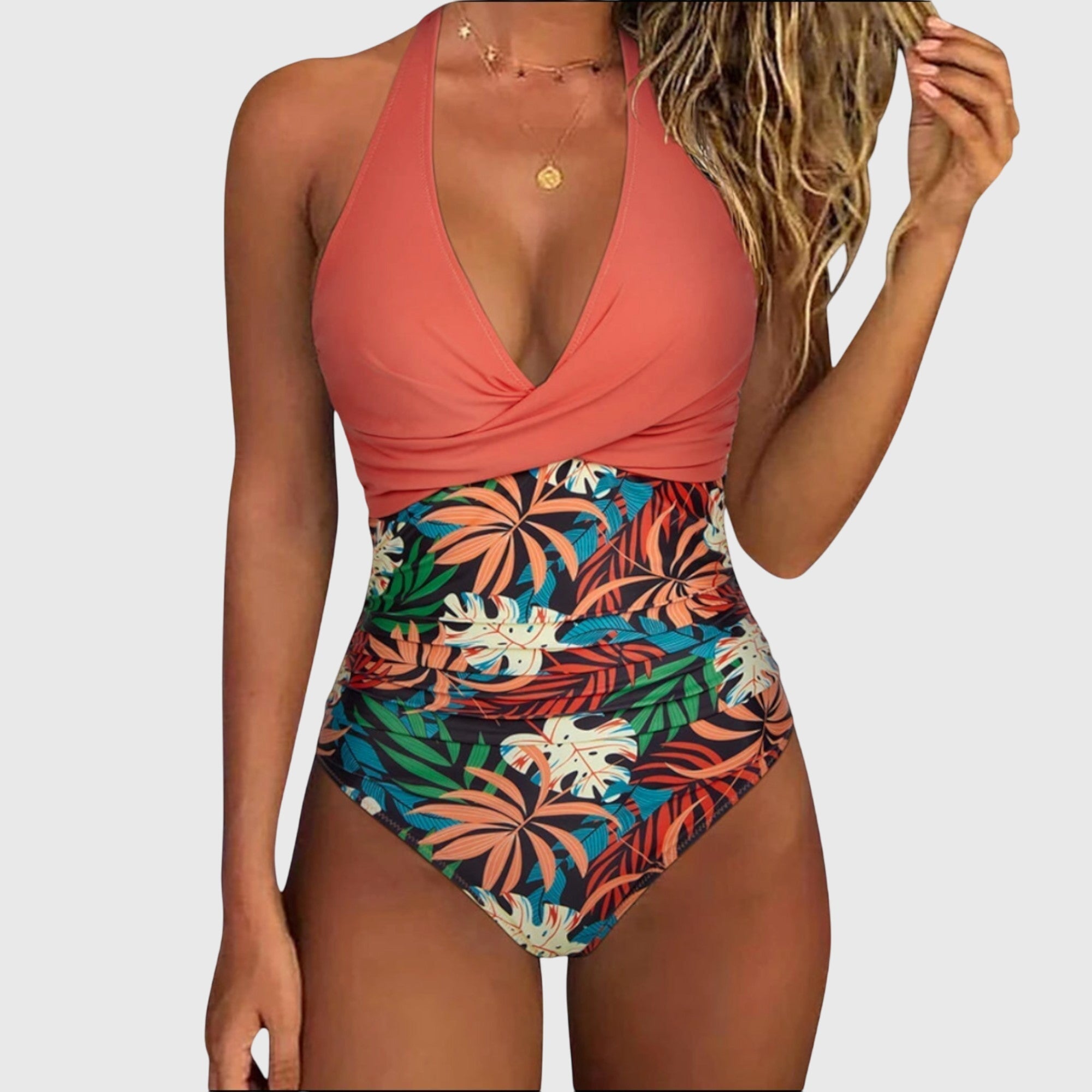 Isabelle — Elegant Swimsuit for Women with V-Neck